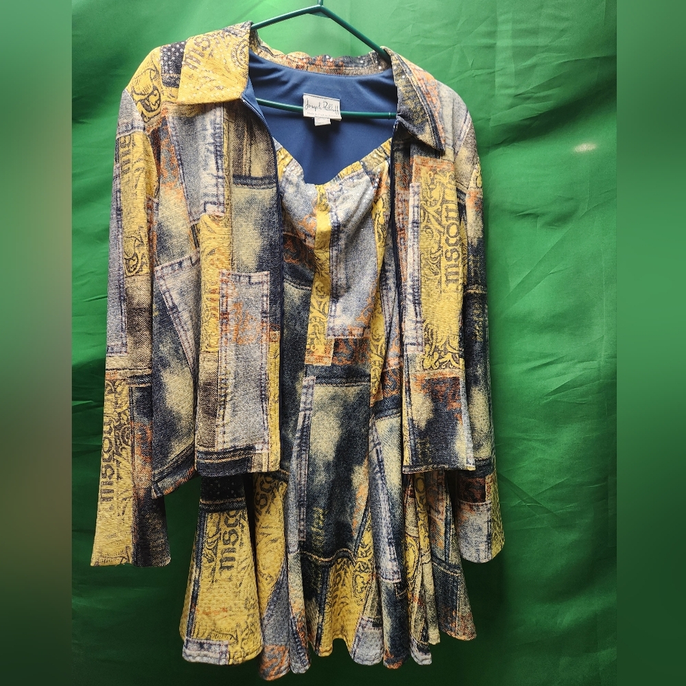 Women's Joespi Ribbuff size 12 jacket with long dress multiple color